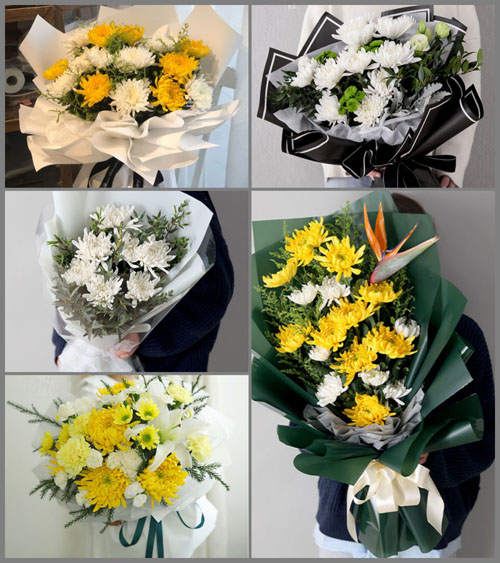 江苏镇江京口区大市口街道白事花束代送